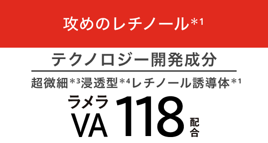 攻めのレチノール