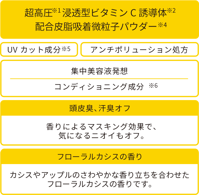 ドライシャンプー詳細